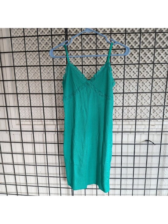 None Dresses & Skirts - New Women's M Green Cami Mini Dress